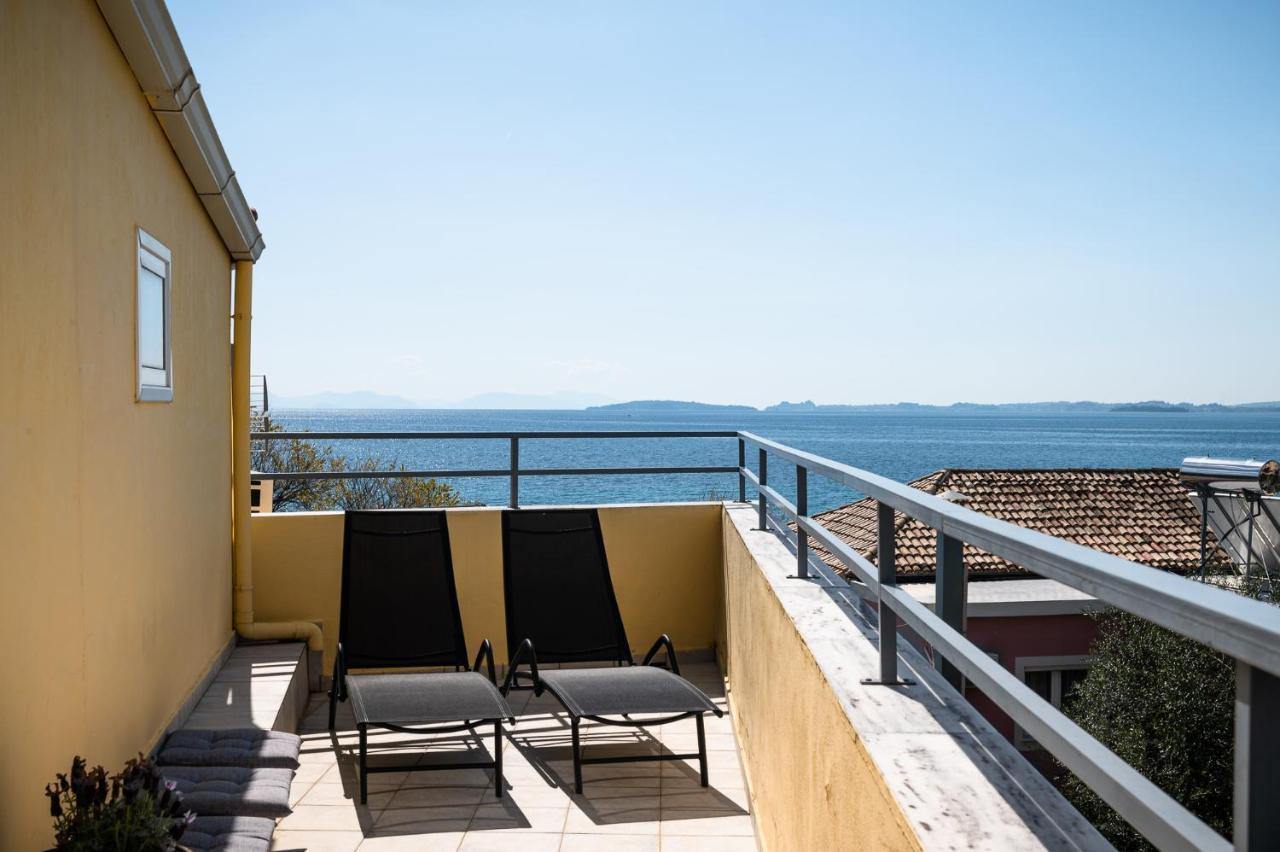 The Seaview Corner Apartments By Konnect, Ipsos Corfu Eksteriør billede